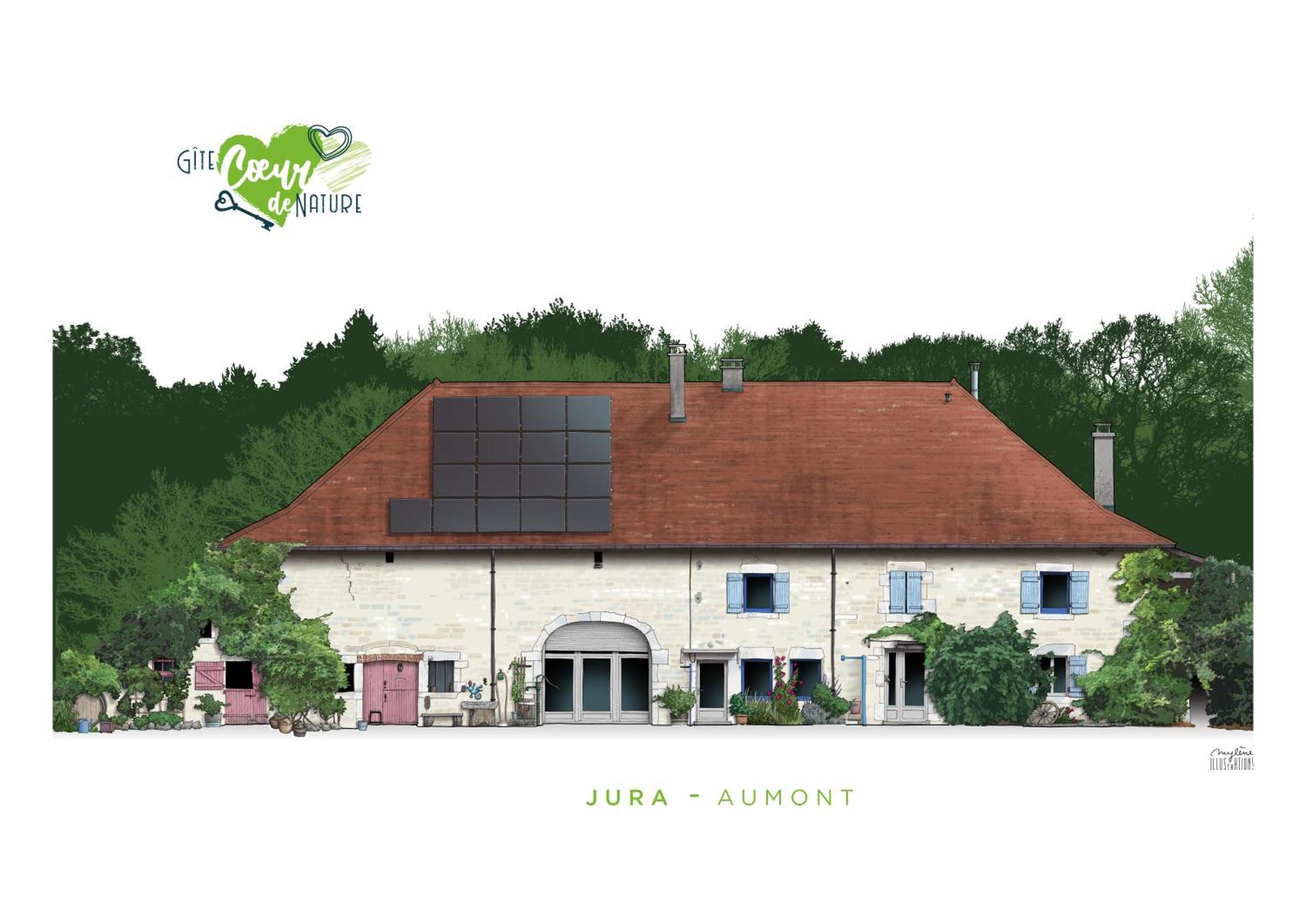 Gite Coeur De Nature Abergement-le-Grand Exterior foto